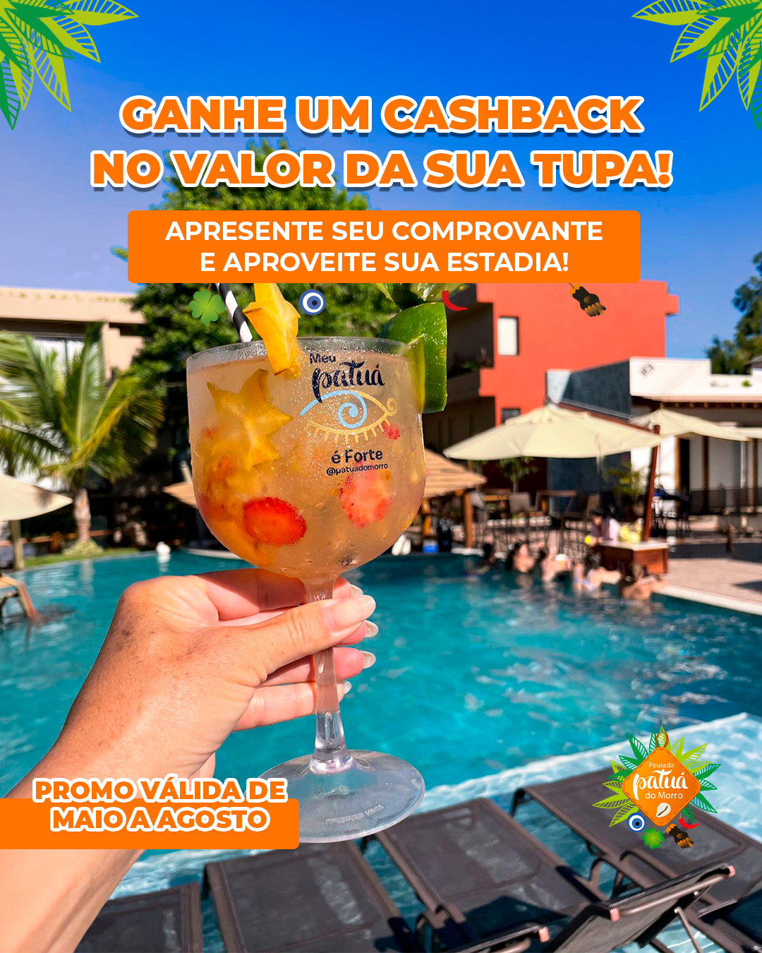 Ganhe um Cashback no valor da sua TUPA!